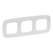 Valena Allure - Рамка 3 поста верт/гориз, жемчуг