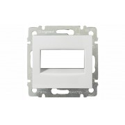 Valena - Кнопка с подсветкой и держателем этикетки, белая