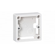 Коробка накладная для розеток 32А, 100х100мм, 36мм глубиной, сл. кость