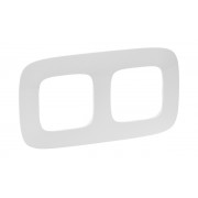 Valena Allure - Рамка 2 поста верт/гориз, жемчуг