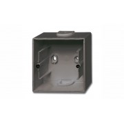 Basic 55 - Коробка для наклад. монтажа 1пост (шато-черный)