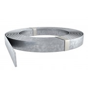 Полоса 5052 DIN 30x3,5 стальная, сечением 30х3,5мм, (бухта 30м/25кг), гор. оцинк