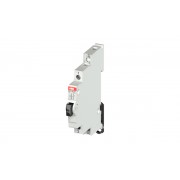 Кнопка E215-16-11F, 1NO+1NC, 16A(250VAC), без фикс., черная кнопка, 0,5M