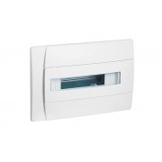 Щиток встраив. Practibox 12М, IP40, белая дверь с прозр. окошком, с клеммами N+PE