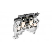 Клемма ZS4-SF1-R3 для предохранителей 5х20(5х25), 6,3А, 115-250В, красный индикатор, серый