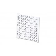 Маркеры TE MC512PA/5,2 для горизонт. установки, (карта 100шт) размер 4,8х12мм, "31-40", белый