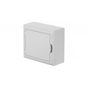 Щит навесной ECO BOX 1x8M, N/PE 2x 2x16+5x10mm2, белая пласт. дверь, белый RAL9003, 198x228x96mm, IP40