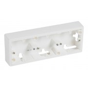 Valena - Коробка для наклад. монтажа 3поста, белый