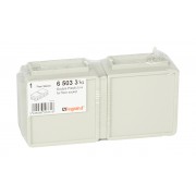 Монтажная коробка для блоков розеточных 540ХХ, пластик, 36(2х3)М