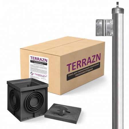 Комплект электролитического заземления вертикальный L-3м и L-6м